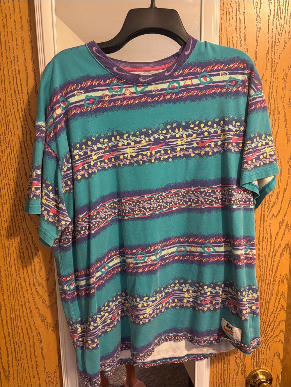 Nike Retro Striped Short-Sleeve Tee